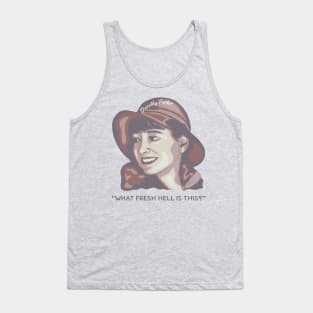 Dorothy Parker Portrait and Quote Tank Top